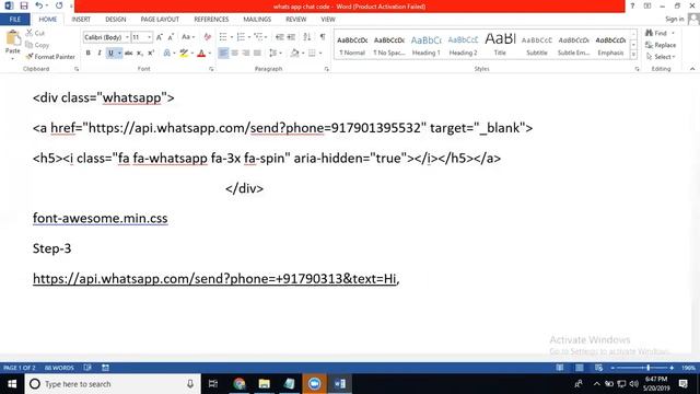 How to create whatsapp live chat on your website | blogger | wordpress 2019 смотреть онлайн