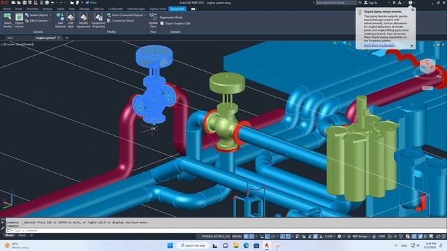 AutoCAD MEP, Autodesk, how to drawing LT and HT system, sketches P1 смотреть онлайн