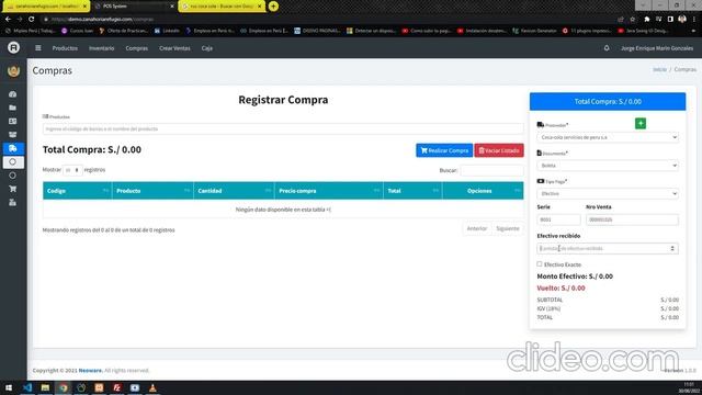 Sistema de ventas Multi-Sucursal PHP, AJAX, MYSQL (MVC) смотреть онлайн