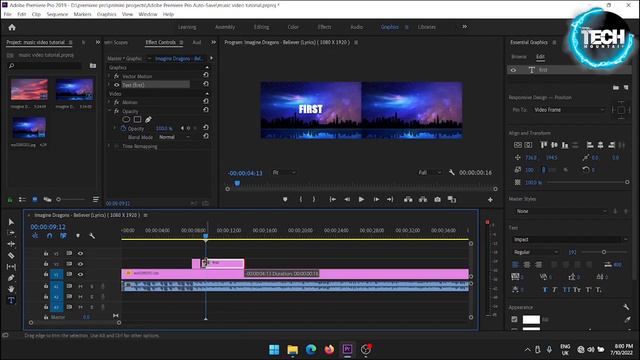 How to create a lyrics music video from adobe premiere pro | Lyrics music video tutorial | 2022 смотреть онлайн