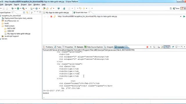 Crawl a website to take a value using JAVA смотреть онлайн