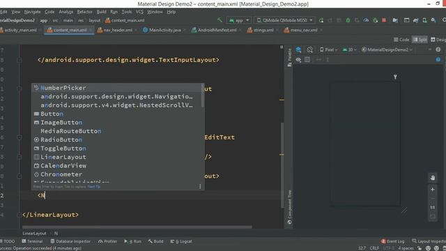 TextInputLayout and TextInputEditText (Material Design) смотреть онлайн