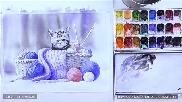 4 7 Котик и клубочки Основная работа часть3 смотреть онлайн