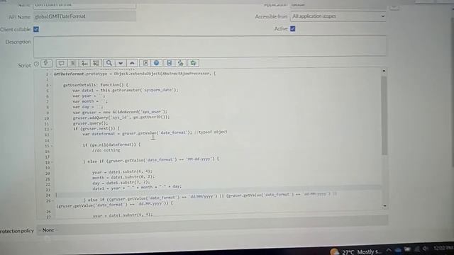 ServiceNow converting date format to system (yyyy-MM-dd) default смотреть онлайн