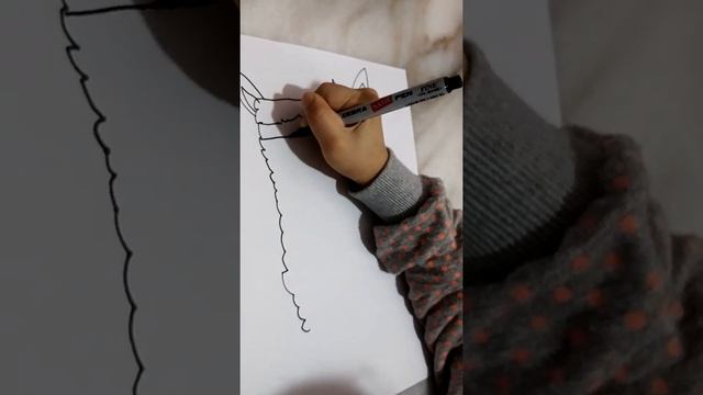 how to draw a lama ( easy) смотреть онлайн