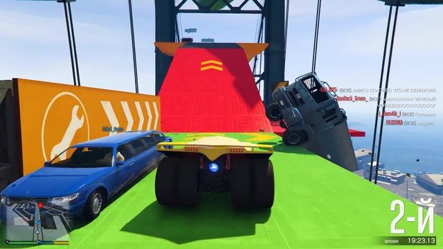 ЗА СЕКУНДУ ДО .... СТЕНКА НА СТЕНКУ В GTA ONLINE!!! смотреть онлайн