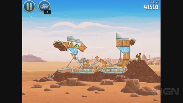 Angry Birds Star Wars: All Tatooine Levels 3 Star Walkthrough
