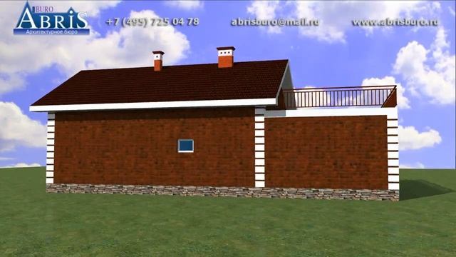 K1205-117 Проект бассейна с баней-хозблоком и террасой общей площадью 116,7 м2 смотреть онлайн