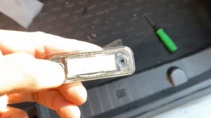 Mercedes Benz w211 no error installing Rear LED Number License Plate Light Лэд подсветка номера
