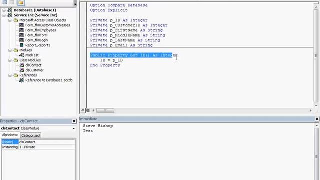 48. VBA - Class Properties (Programming In Access 2013) смотреть онлайн
