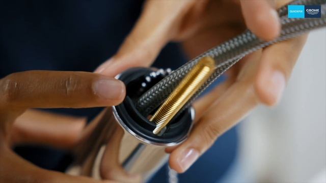Как установить смеситель для раковины GROHE QuickFix с цепочкой смотреть онлайн