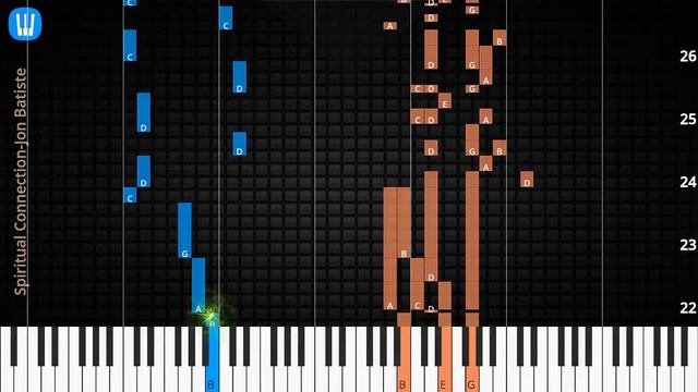 🎹Spiritual Connection, Solo & Chord, Jon Batiste, Synthesia Piano смотреть онлайн