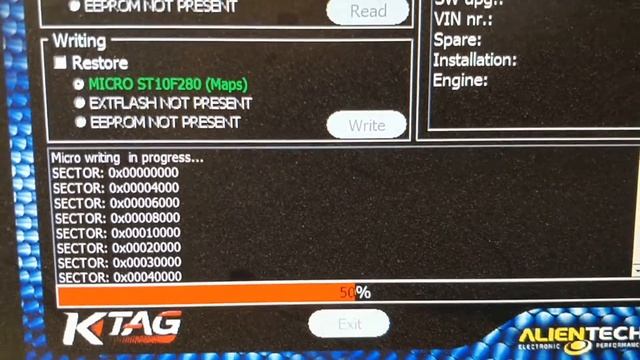 Программирование ЭБУ Magnetti Marelli 6LP1 смотреть онлайн