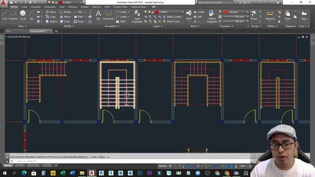Faster way to create parametric - dynamic stairs in AutoCAD смотреть онлайн