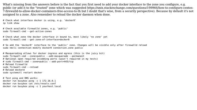 DevOps & SysAdmins: No network connectivity to/from Docker CE container on CentOS 8 (4 Solutions!!) смотреть онлайн