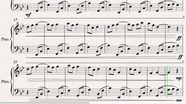 Inuyasha Love Theme - To Love's End (Piano Tutorial with arranged music sheet Fast Version) смотреть онлайн