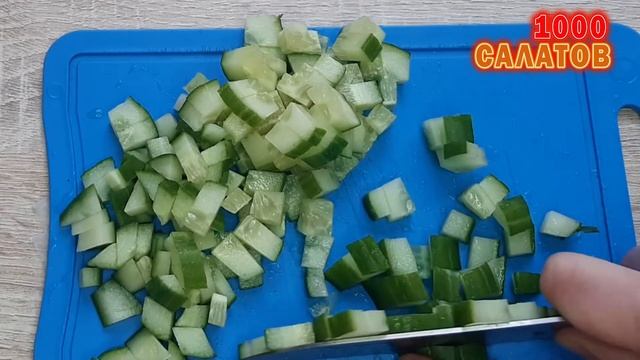 Салат РОЛЛТОН с крабовыми палочками #4 смотреть онлайн