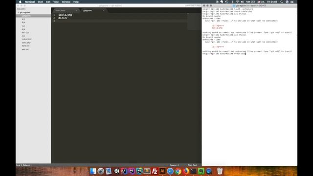 Sıfırdan Git Dersleri - 15 - Git .gitignore смотреть онлайн