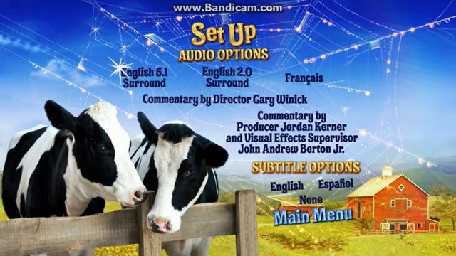 Charlotte's Web (2006) 2007 Widescreen DVD Menu Walkthrough