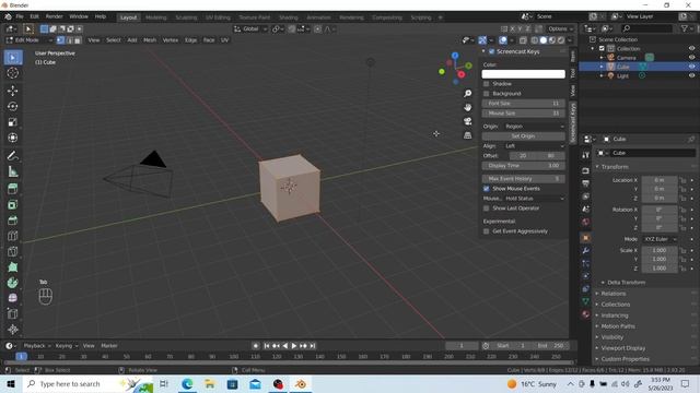 How to Install Screencast Keys in Blender 2.83 смотреть онлайн