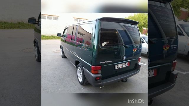 Volkswagen  Multivan T4 рестайлинг 1996г.в. . Зелёный Мультивен т4  мкпп 2.5 бензин ACU
