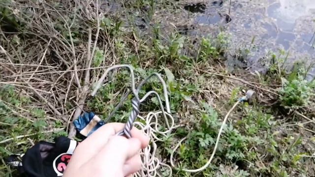 Как достать поисковый магнит из воды! смотреть онлайн