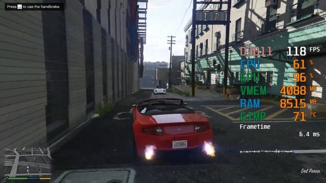 GeForce RTX 2060 -- Intel Core i5-9600K -- Grand Theft Auto V GTA V FPS Test смотреть онлайн