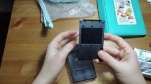 инстакс мини 9.ставим катридж. вся инфа про него