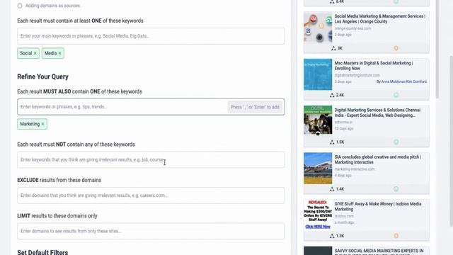 Using Query Builder to search for targeted niche related content - ContentStudio смотреть онлайн