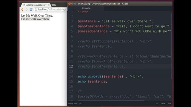 PHP String Functions (Part 1/3) смотреть онлайн