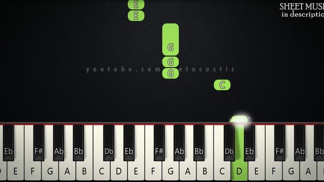 Never Enough - The Greatest Showman | BEGINNER PIANO TUTORIAL + SHEET MUSIC by Betacustic смотреть онлайн