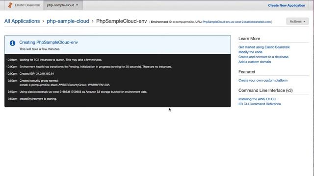 Elastic Beanstalk EC2 Linux running PHP смотреть онлайн