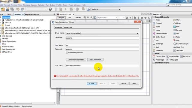 how to connect sql server with ireport netbeans смотреть онлайн
