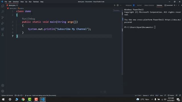How to run Java on visual studio code || Java in VsCode || смотреть онлайн