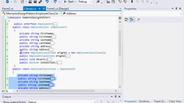 Memento Design Pattern using C# смотреть онлайн