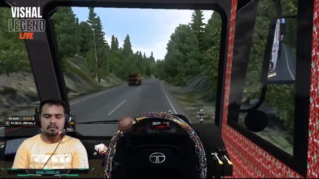 ETS2 LIVE GAMEPLAY | INDIAN TATA TRUCK DRIVER | MARATHI & HINDI MIX | VISHAL LEGEND LIVE | смотреть онлайн