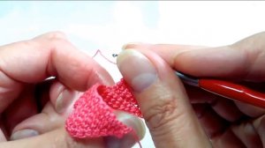 Тунисское вязание в ирландском кружеве. Урок 5 - Прямой листик с "зубчиками" по краям.