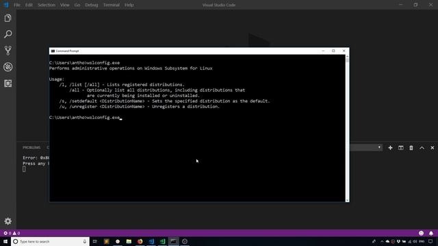 Using the Windows Subsystem for Linux Terminal in VS Code смотреть онлайн