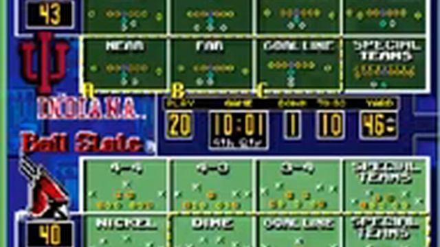 College Football USA '97 (video 4,000) (Sega Megadrive / Genesis) смотреть онлайн