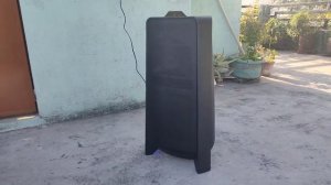 SAMSUNG MX-T70 Giga Party OUTDOOR SOUND TEST