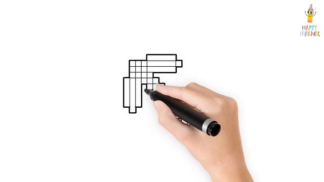 How to Draw A Minecraft Pickaxe | Drawing easy смотреть онлайн