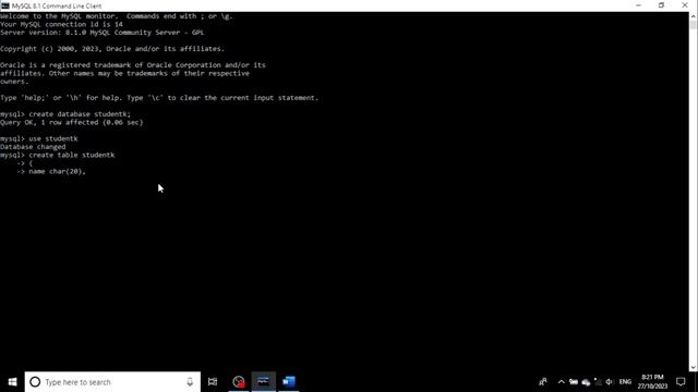 HOW TO CREATE TABLE AND DATABSE IN MY SQL EAST AND SIMPLE смотреть онлайн