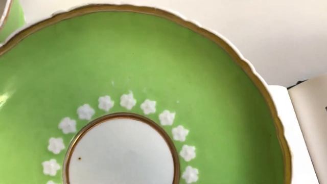 РЕДКОСТЬ! Антикварный фарфор Derby, чайная пара 1830х годов смотреть онлайн