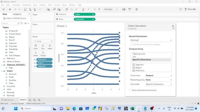 Sankey Chart in Tableau | Tableau Mini Tutorial: Creating Sankey Chart in One Minute смотреть онлайн