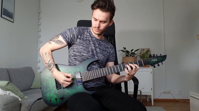 Trivium - He Who Spawned The Furies (Guitar Cover + All Solos) смотреть онлайн