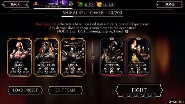 Shirai Ryu Fatal Tower Boss Battle 20,40 Fight + Reward | MK Mobile смотреть онлайн