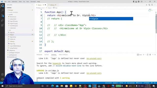 React Tutorial #3 React Render Function | Why do we need Rendering in React | Dr Vipin Classes смотреть онлайн
