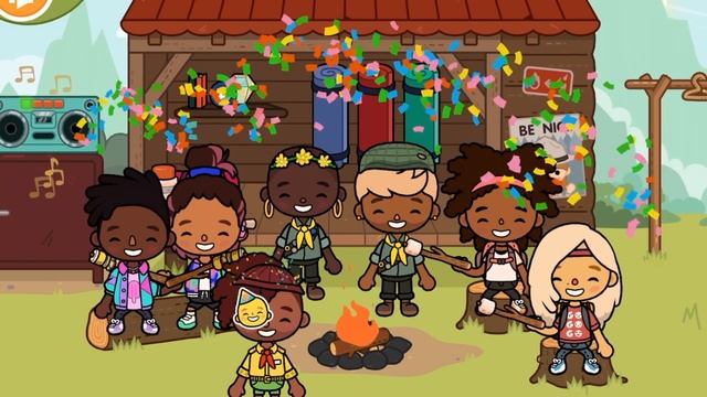Toca Life World "The Boy Who Cried Wolf" Bedtime Story w/ Sekora & Sefari Play смотреть онлайн