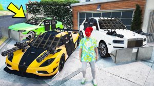 УГНАЛ КУЧУ ЧИТ ТАЧЕК ИЗ ЗОМБИ АПОКАЛИПСИСА! БИТВА ВОРОВ ГТА 5! ГТА 5 МОДЫ!