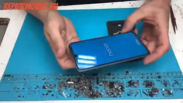 Замена экрана на Honor 10 Lite смотреть онлайн